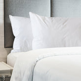 Royal Comfort 1800GSM Duck Feather Down Topper And 1000GSM 2 Duck Pillows Set - Double - White